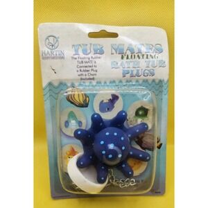 Vintage Tub Mates Floating Bath Tub Plug‎ (Octopus) New in Package